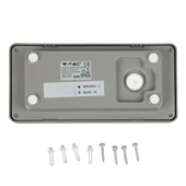 V-TAC 12W kültéri fali LED lámpa meleg fehér - SKU 8245