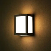 12W LED Wall Light Black Body 3000K