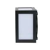 12W LED Wall Light Black Body 3000K