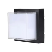 V-TAC 12W kültéri, szögletes fali LED lámpa meleg fehér - SKU 218543