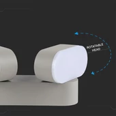 12W Led Wall Lamp Movable Green Body 3000K