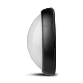 12W LED Full Oval Ceiling Lamp Black Body IP54 3000K