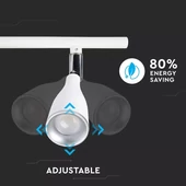 V-TAC 13.5W fehér mennyezeti LED lámpa meleg fehér - SKU 8270