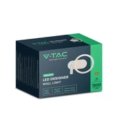 V-TAC 14W Fali designer lámpa, fehér házzal, természetes fehér - SKU 14982