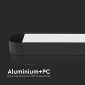 V-TAC 14W lineáris LED lámpatest Slim 48V mágneses sínhez, meleg fehér - SKU 10243