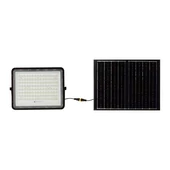 V-TAC 16000mAh napelemes LED reflektor 20W hideg fehér, 1800 Lumen, fekete házzal - SKU 7827