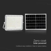 White LED 20W solar floodlight, 16000mAh battery, 4000K, IP65
