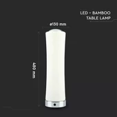 14W LED Table Lamp Touch Dimmable White