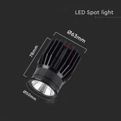 V-TAC 18W LED spot modul GU10 keretekhez, hideg fehér - SKU 10303