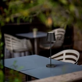 2W Led Table Lamp (4400mA Battery) IP54 Black Body 3000K