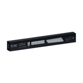 V-TAC 1.5W, 2in1 akkumulátoros LED bútorvilágítás, természetes fehér, ezüst házzal, 30 cm - SKU 2958