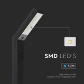 V-TAC 1.5W napelemes LED 2in1 kandeláber, IP65, állítható színhőmérséklettel - SKU 23997
