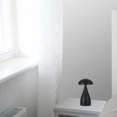 V-TAC 1W fekete, érintéssel vezérelhető akkumulátoros asztali LED lámpa, CCT - SKU 7895