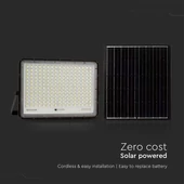 Black LED 30W solar floodlight, 20000mAh battery, 6500K, IP65