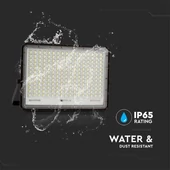 Black LED 30W solar floodlight, 20000mAh battery, 4000K, IP65