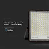 Black LED 30W solar floodlight, 20000mAh battery, 4000K, IP65