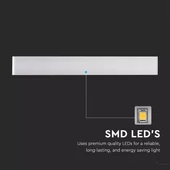 V-TAC 20W beltéri fali LED lámpa meleg fehér - SKU 8535