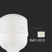 V-TAC 20W E27 hideg fehér T80 LED égő - SKU 23569