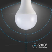 V-TAC 20W E27 meleg fehér A80 LED égő, 120 Lm/W - SKU 23747