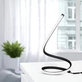 V-TAC 20W fekete asztali LED lámpa, meleg fehér - SKU 2140311