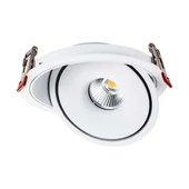 V-TAC 20W süllyeszthető COB LED mélysugárzó, állítható szöggel, fehér házzal, CCT - SKU 10581