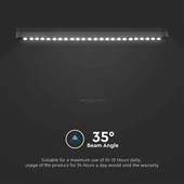 V-TAC 22W spot LED lámpatest Slim 48V mágneses sínhez, hideg  fehér - SKU 10241