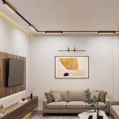 V-TAC 22W spot LED lámpatest Slim 48V mágneses sínhez, hideg  fehér - SKU 10241