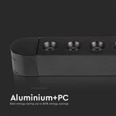 V-TAC 22W spot LED lámpatest Slim 48V mágneses sínhez, természetes fehér - SKU 10239