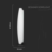V-TAC 24W csillagos mennyezeti, 28 cm okos LED lámpa, RGB+CCT, 100 Lm/W - SKU 7694