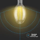 LED Bulb 24W E27 ED120 Clear Cover 6400K 160LM/W EVOLUTION