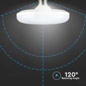 V-TAC 24W E27 természetes fehér LED UFO égő - SKU 217