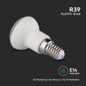 V-TAC 2.9W E14 hideg fehér R39 LED égő - SKU 21212