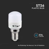 V-TAC 2W E14 hideg fehér ST26 LED égő - SKU 21236