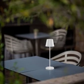 V-TAC 1.5W fehér, töltőtalpas, akkumulátoros LED lámpa IP54, meleg fehér - SKU 23445