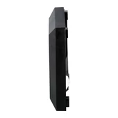 V-TAC 2W fekete LED lépcsővilágítás, szögletes, IP65, meleg fehér - SKU 211323