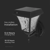 2W LED Solar Wall Lamp 3in1 IP44