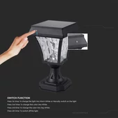 2W LED Solar Stand Lamp Black Body 3in1 IP44