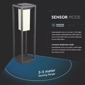 2W LED Solar BollarD Light SAMSUNG CHIP Grey Body 3000K