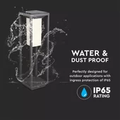 2W LED Solar BollarD Light SAMSUNG CHIP Grey Body 3000K