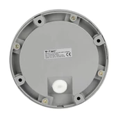 V-TAC 2W szürke LED lépcsővilágítás, kerek, IP65, meleg fehér - SKU 1319