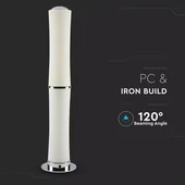 40W LED Floor Lamp Touch Dimmable White