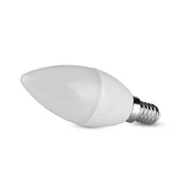 V-TAC 3.7W E14 hideg fehér C37 LED gyertya égő - SKU 214122