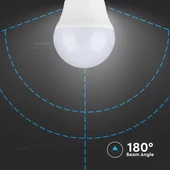 V-TAC 3.7W E27 hideg fehér G45 LED égő - SKU 214207