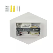 V-TAC 3W beltéri fehér fali LED lámpa meleg fehér - SKU 8344