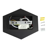 3W Wall Lamp With Bridglux Chip Black Body  4000K