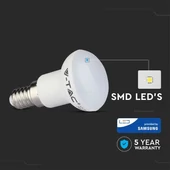 V-TAC 2.9W E14 meleg fehér R39 LED égő - SKU 21210