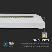 V-TAC 3W fehér LED lépcsővilágítás, IP65, meleg fehér - SKU 1327