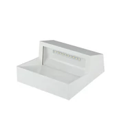 V-TAC 3W fehér LED lépcsővilágítás, szögletes, IP65, meleg fehér - SKU 1402