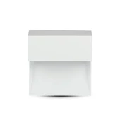 V-TAC 3W fehér LED lépcsővilágítás, szögletes, IP65, meleg fehér - SKU 1402