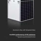 V-TAC 450W Mono félcellás szolár panel, napelem, 2094x1038x35mm - SKU 11353
